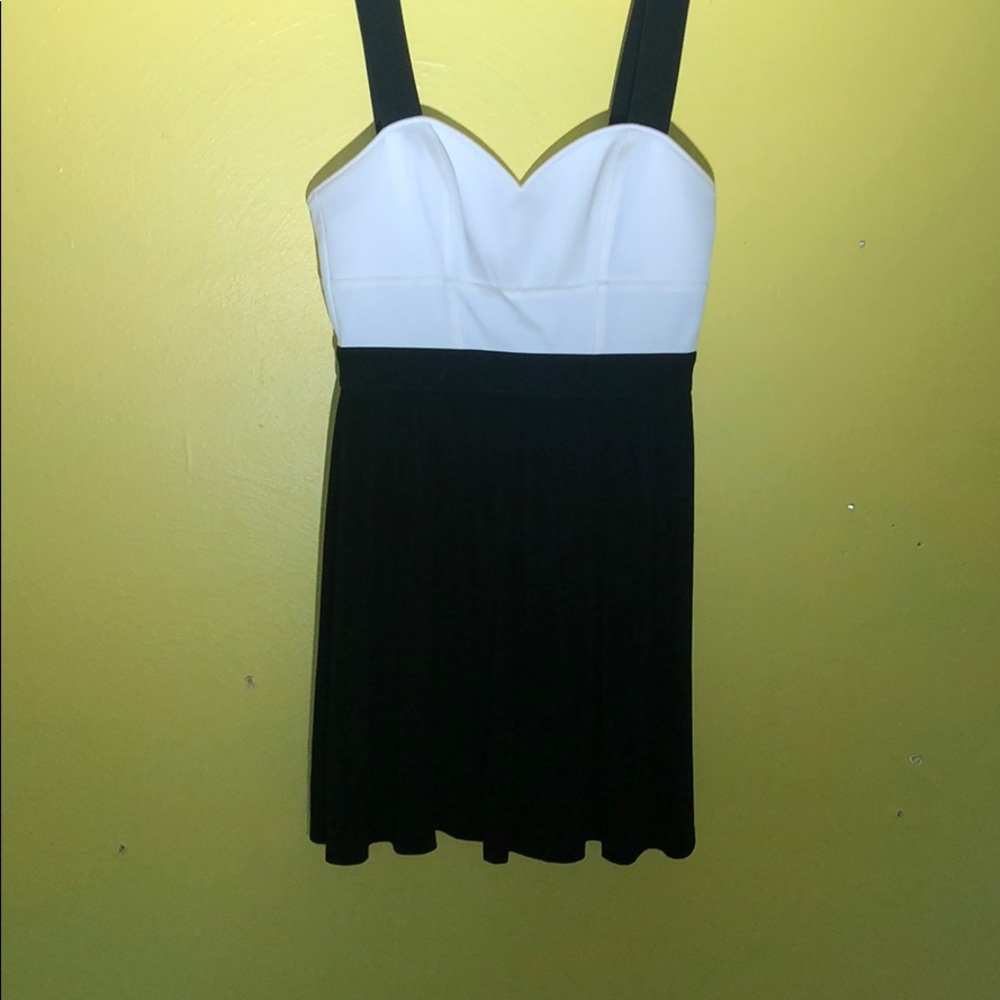 Black and white dress
